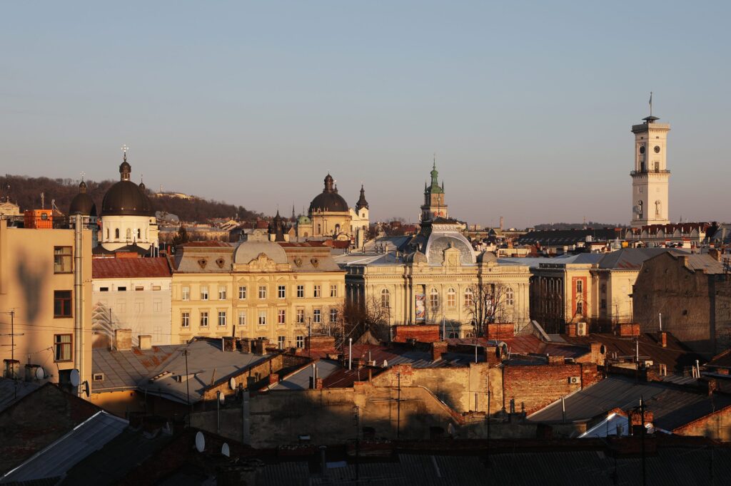 La ciudad de Lviv, Ucrania. Foto: NPR.