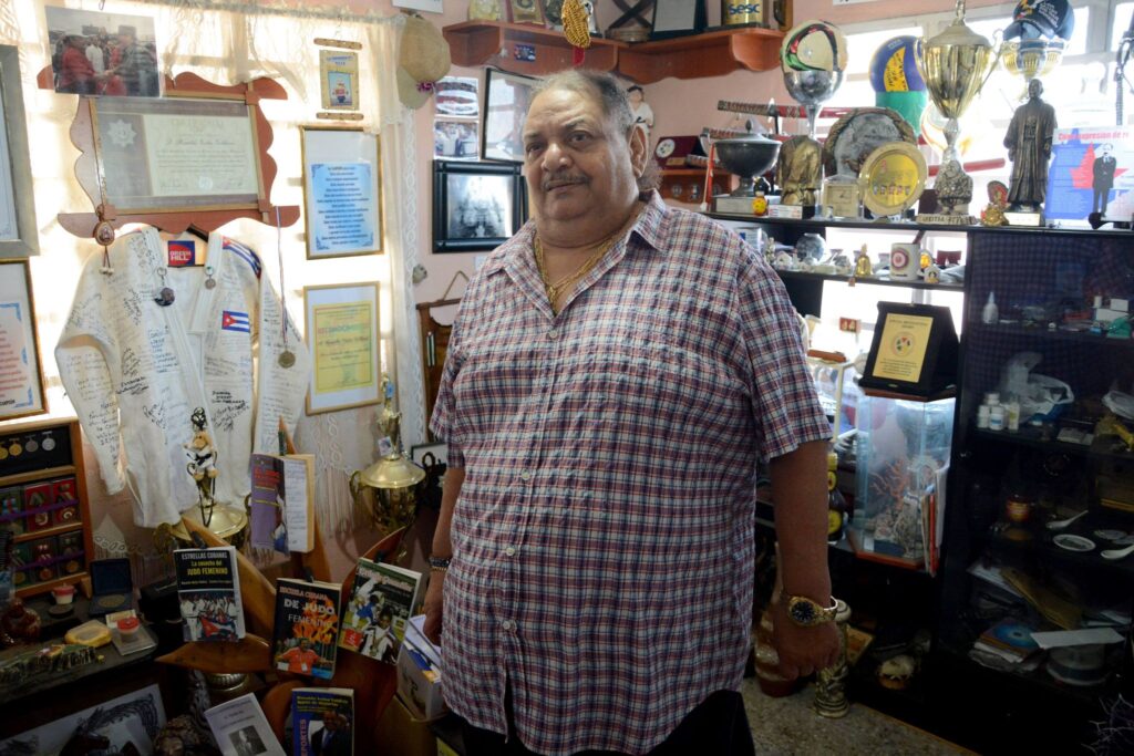 El legendario entrenador de judo cubano Ronaldo Veitía. Foto: Ricardo López Hevia / Archivo.