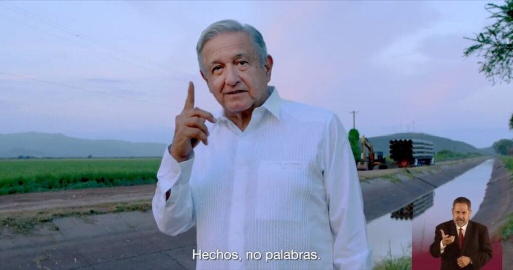 "Let those who feed us eat," insists AMLO in a new spot