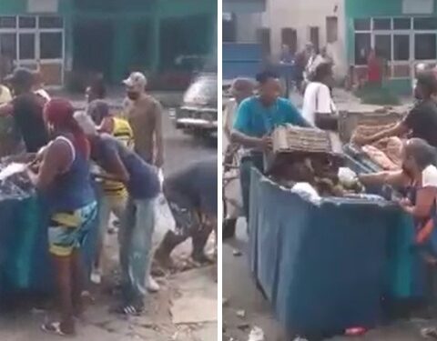 Cuba, basura, alimentos, ancianos