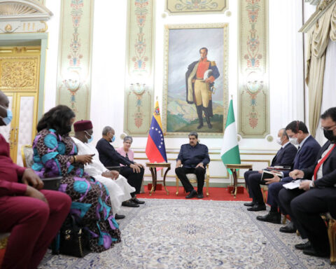 Maduro met with the delegation of the Federal Republic of Nigeria