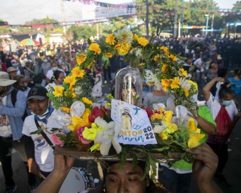 Managua says goodbye to Santo Domingo de Guzmán in an unusual sober atmosphere