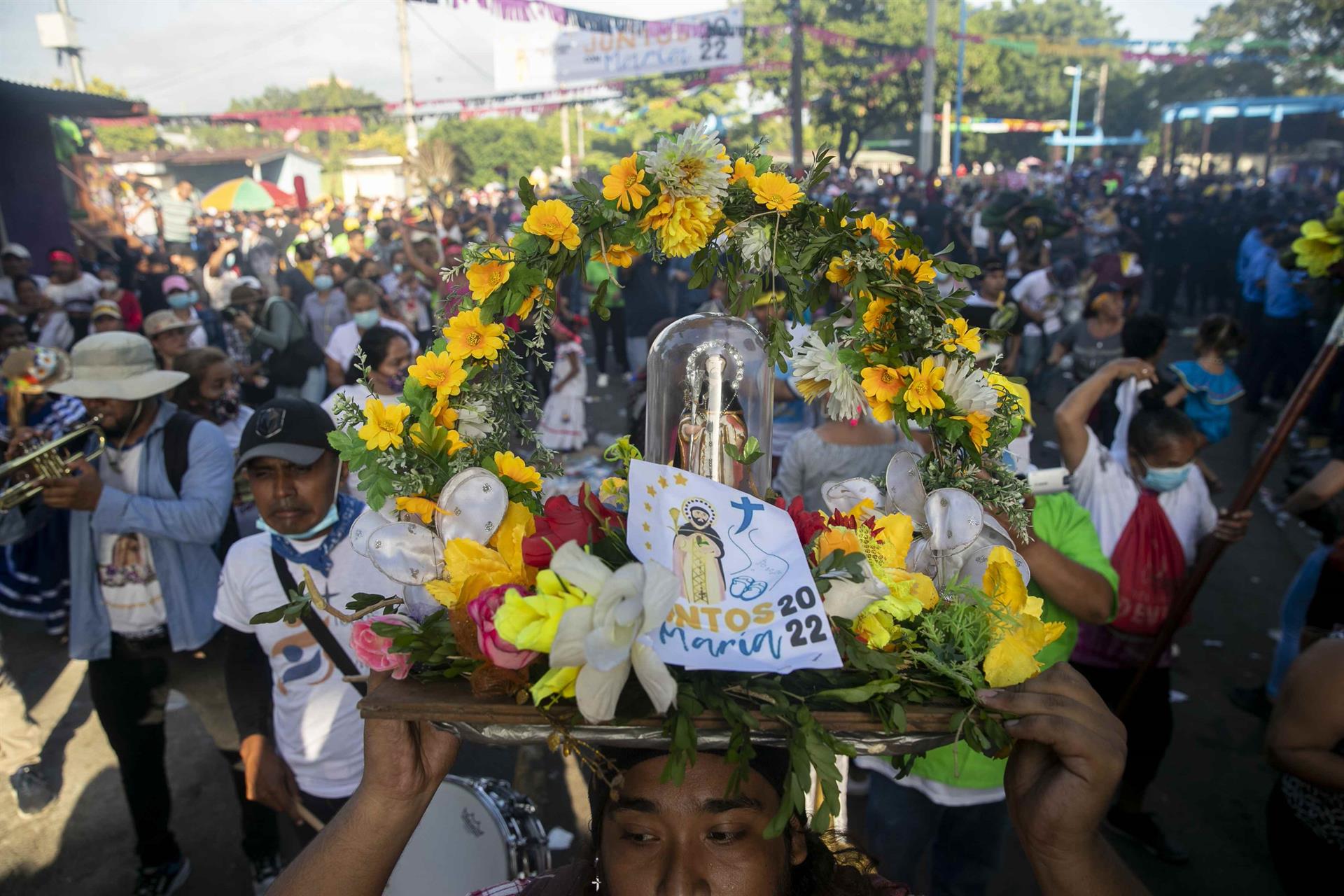 Managua says goodbye to Santo Domingo de Guzmán in an unusual sober atmosphere