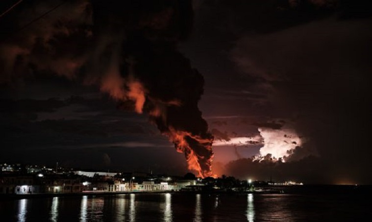 incendio, tanque, matanzas