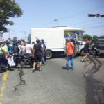 Multiple crash on Avenida Soublette in La Guaira