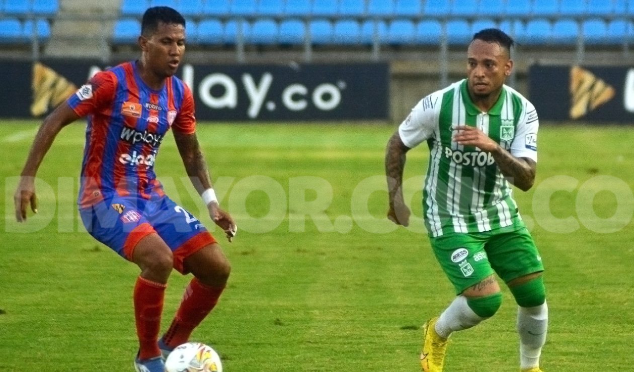 Nacional and Unión Magdalena draw 2-2 at the Sierra Nevada de Santa Marta stadium