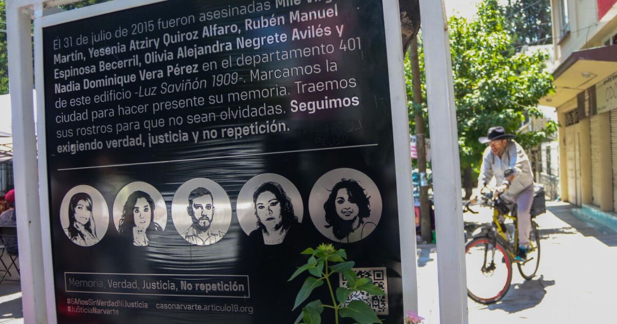 Narvarte case: seven years later, they remember victims of multi-homicide in CDMX