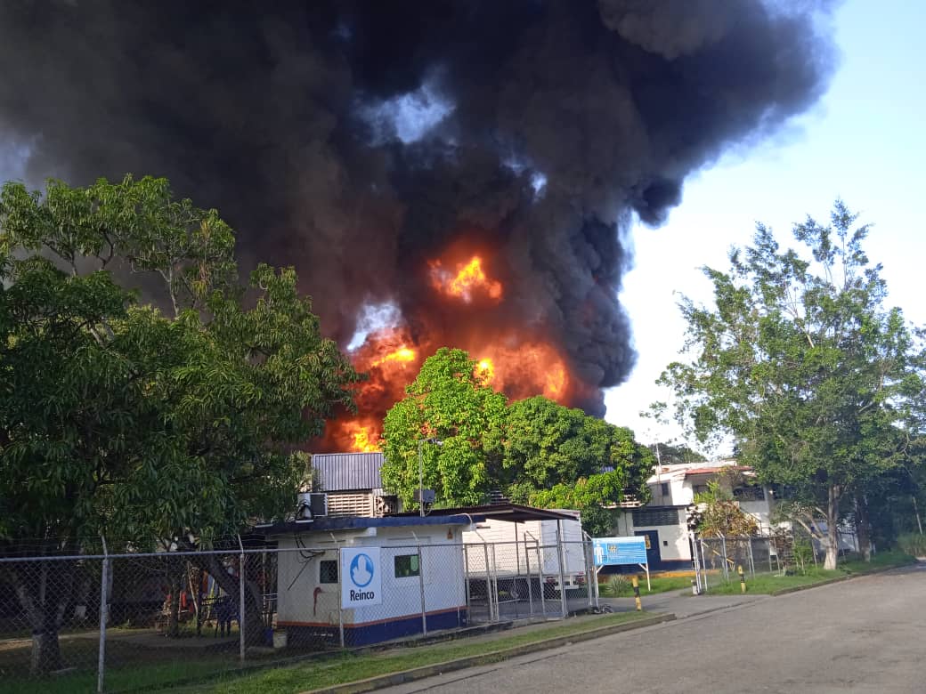 Paint factory in Yare burned down