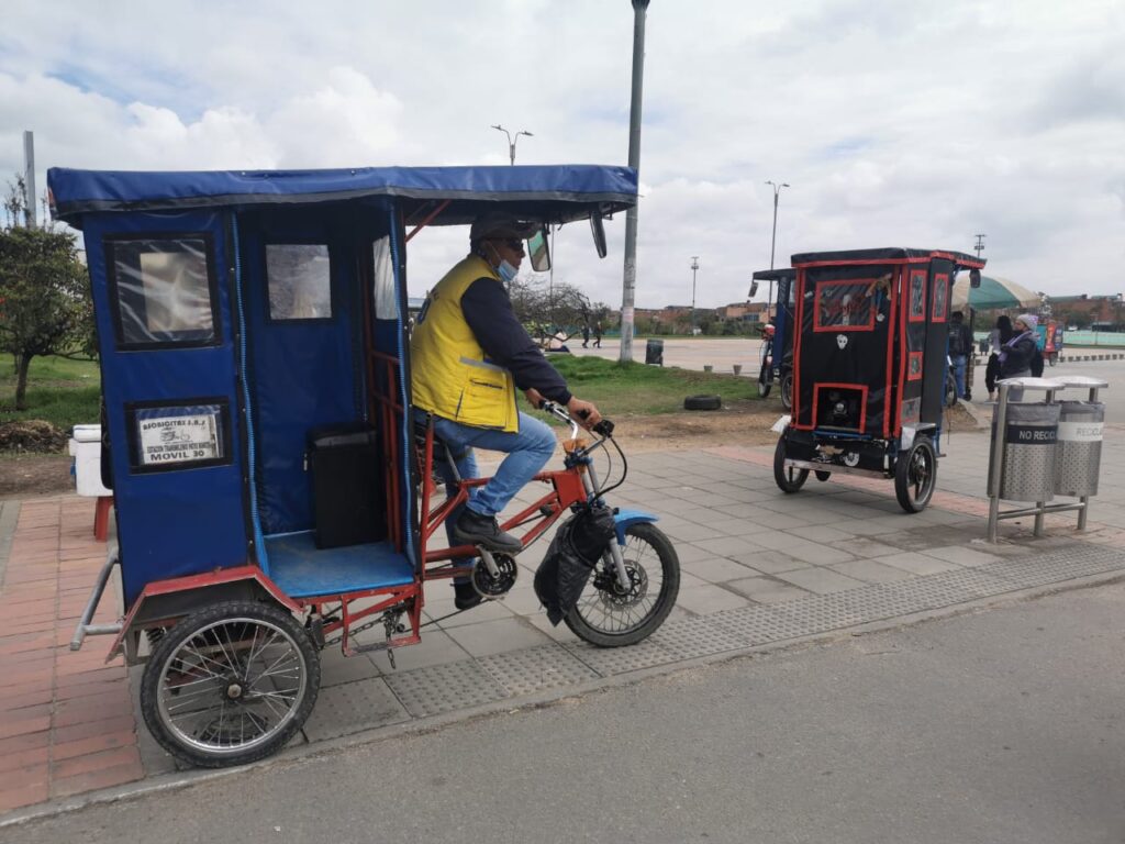 Pedicabs in Bogotá: The points of greatest concentration by localities