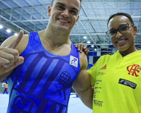Rebeca Andrade and Caio Souza shine at the Brazilian Gymnastics Championship