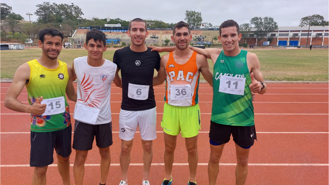 Rody Arrúa and Santiago Ortega finish first and second in the 3000 meters with obstacles