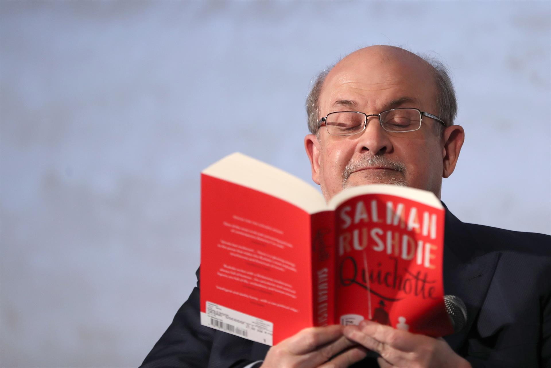 Salman Rushdie is still "in critical condition" but without a respirator, according to his son