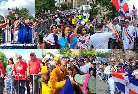 The merengue, the typical music and other popular genres such as the dembow, made themselves felt on Sunday in the 33rd.  Great Dominican Parade in The Bronx