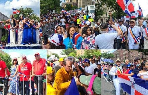 The merengue, the typical music and other popular genres such as the dembow, made themselves felt on Sunday in the 33rd.  Great Dominican Parade in The Bronx