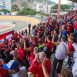 Sworn supporters of the PSUV in La Vega