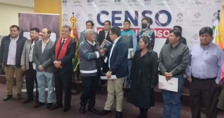 The Government fails to convince La Paz to agree to carry out the Census in 2024