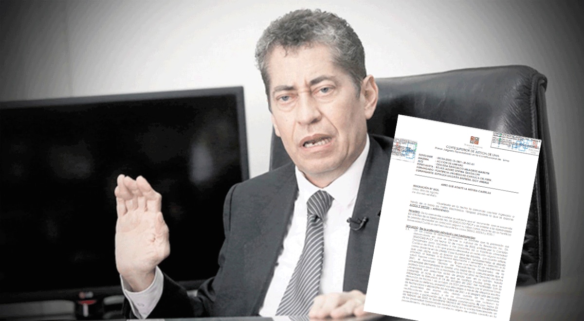 The Judiciary orders the reinstatement of Eloy Espinosa-Saldaña as a teacher at the PUCP
