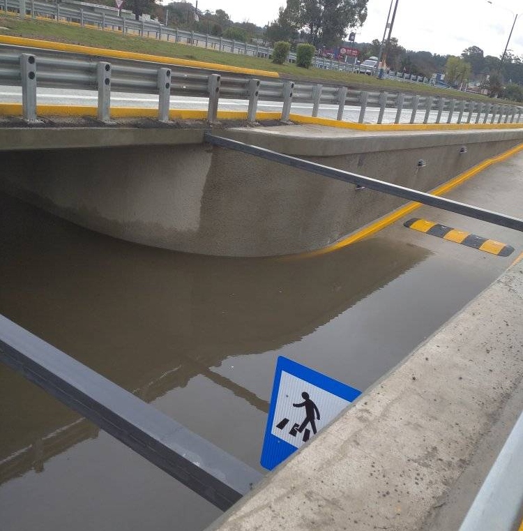 The Ministry of Transport provided explanations for the flooding in Pinamar tunnels