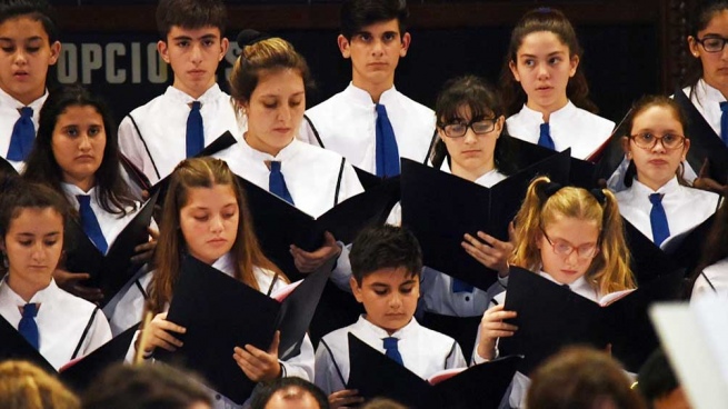 The National Children's Choir begins a series of concerts to celebrate its 55 years of history