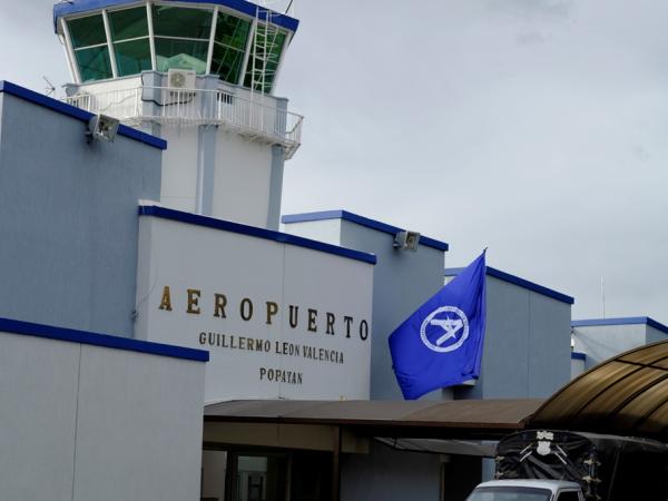 The new passenger terminal at the Popayán airport is ready