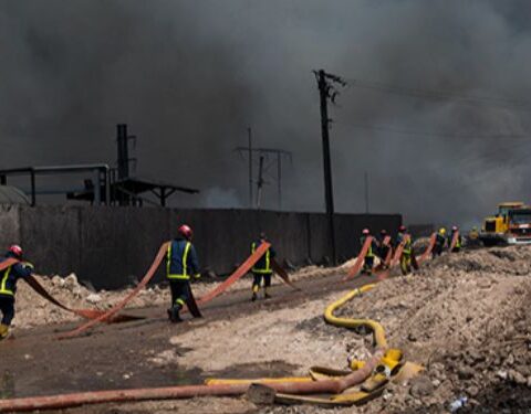 Bomberos, desaparecidos, restos, incendio