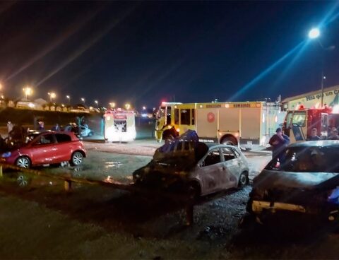 They burned five cars on the Aldosivi property after the defeat with Godoy Cruz