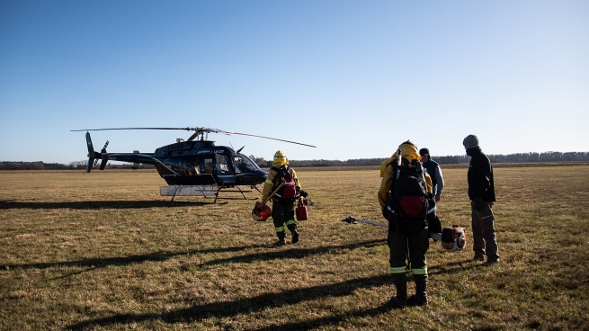 They order the support of the Armed Forces in the fire emergency in the Paraná Delta