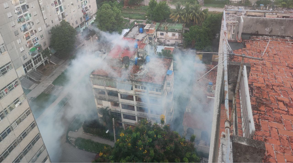 They try to stop dengue with a fumigation campaign without adequate means