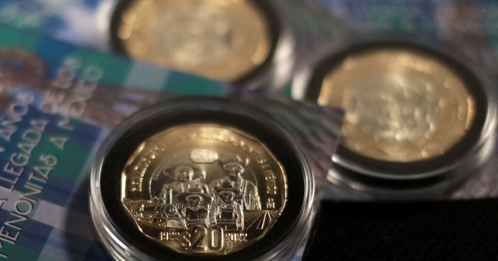 This is how the new 20 peso coins are