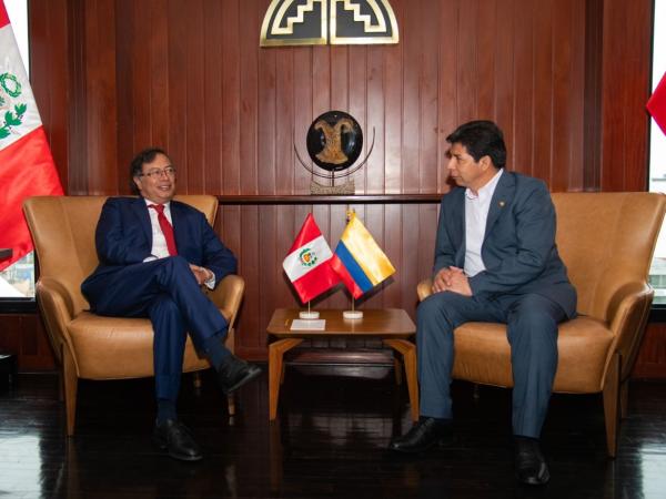 Trade, border and integration: topics of Petro's visit to Peru