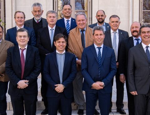 With a barbecue, the League of Governors met with Kicillof as host