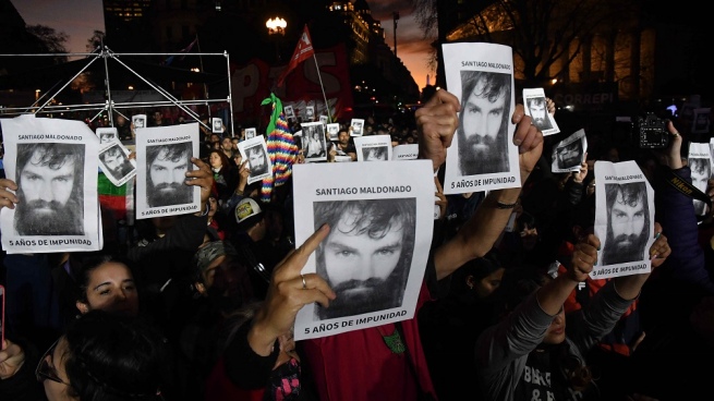 With an act, they demanded justice five years after the death of Santiago Maldonado