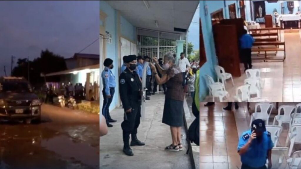 Wounded, detained, desecration and shots in the air: this was the police operation against the Church in Sébaco