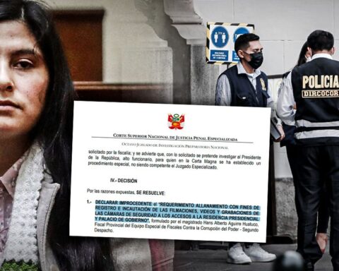 Yenifer Paredes: The Judiciary rejects the request of the Special Team to access Palace chambers