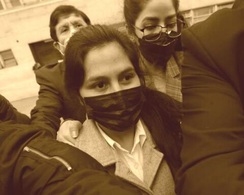 Yenifer Paredes tested positive for COVID-19 during a medical check-up after surrendering to the authorities