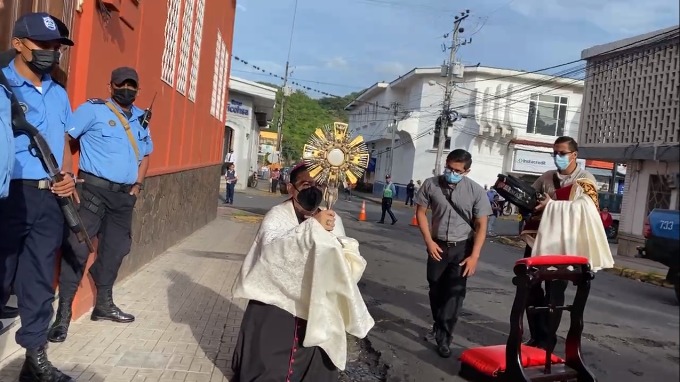 Youth Ministry of the Diocese of Matagalpa joins in prayer for Monsignor Álvarez