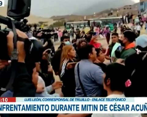 Alto Trujillo: fight between supporters and detractors of César Acuña during APP rally (VIDEO)