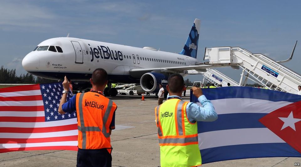 American Airlines and JetBlue clash over increasing their flights to Cuba