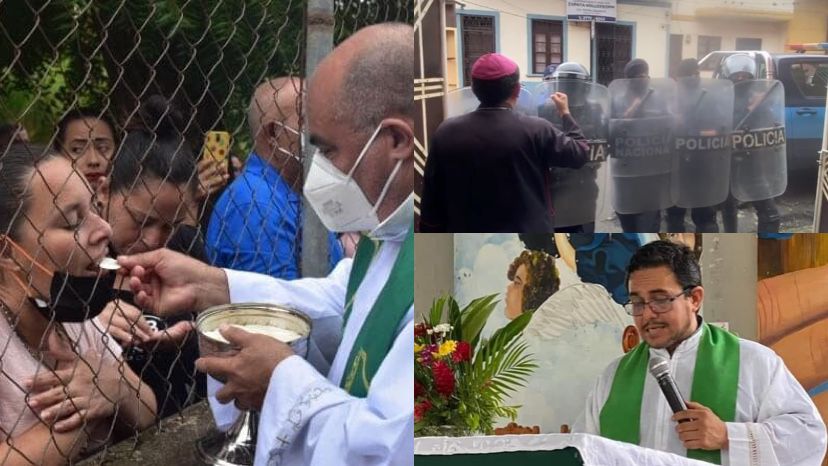 At least six Nicaraguan priests have gone into exile for fear of being jailed