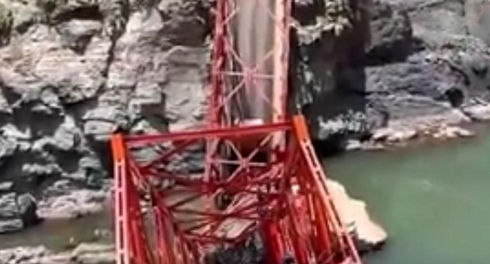 Ayacucho: Public Ministry investigates the collapse of the Kutinachaka bridge just one year after its construction