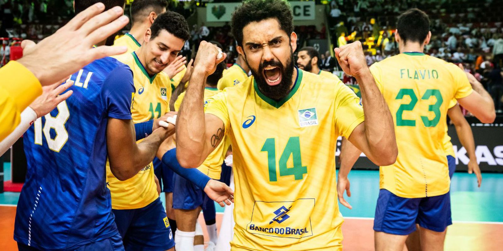Brazil beats Slovenia and takes bronze at the Volleyball World Cup