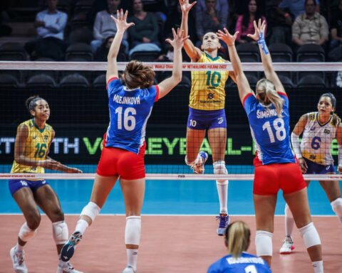 Brazil debuts with victory in the Women's Volleyball World Cup