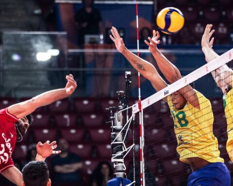 Brazil has Iran as a rival in the men's volleyball World Cup round of 16