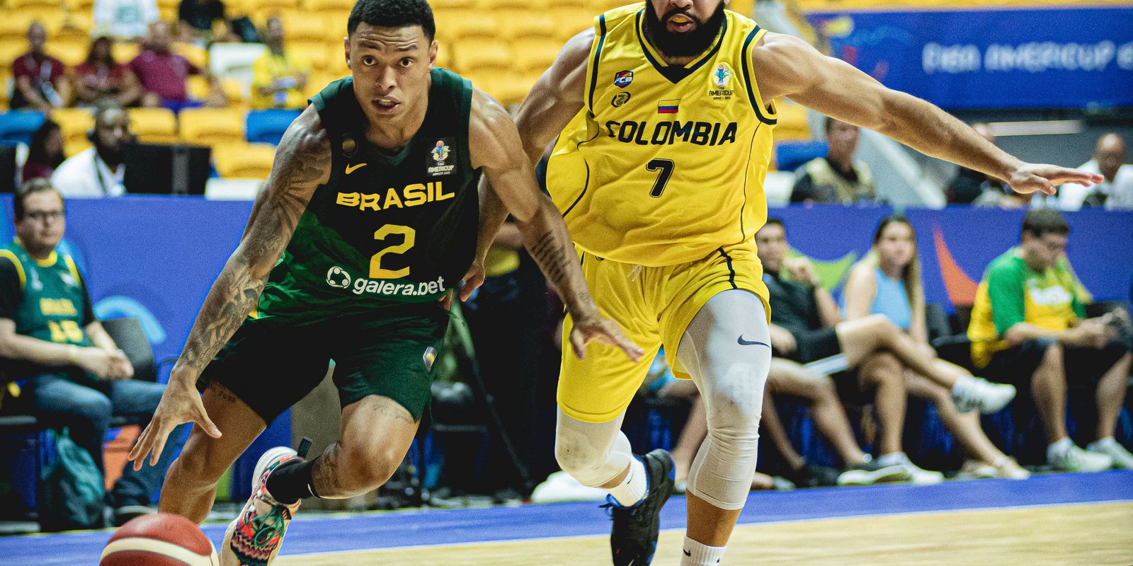 Brazilian team beats Colombia and guarantees itself in the quarterfinals of Americup