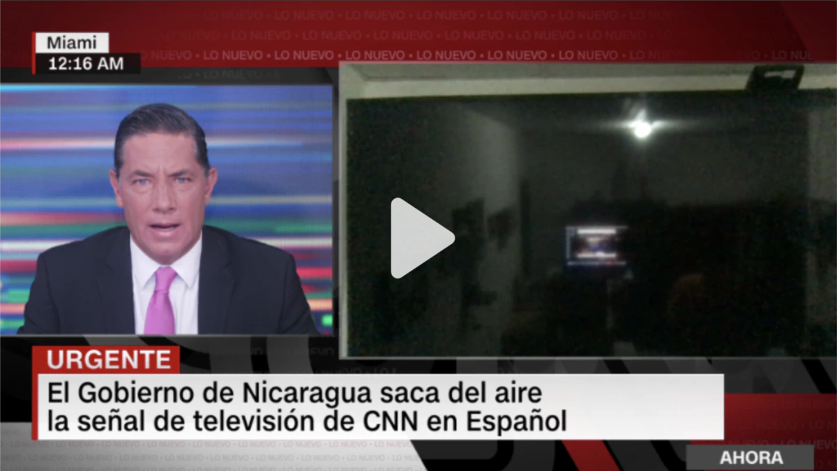 CNN en Español denounces that Daniel Ortega takes his signal off the air in Nicaragua