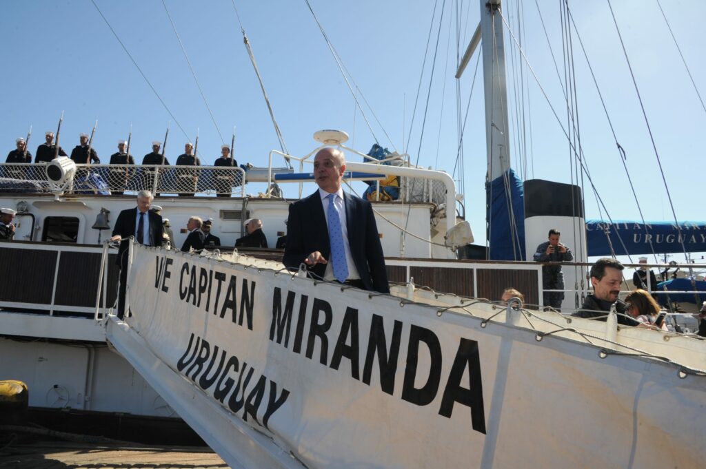 Captain Miranda received visits from 140,000 people in seven months of navigation