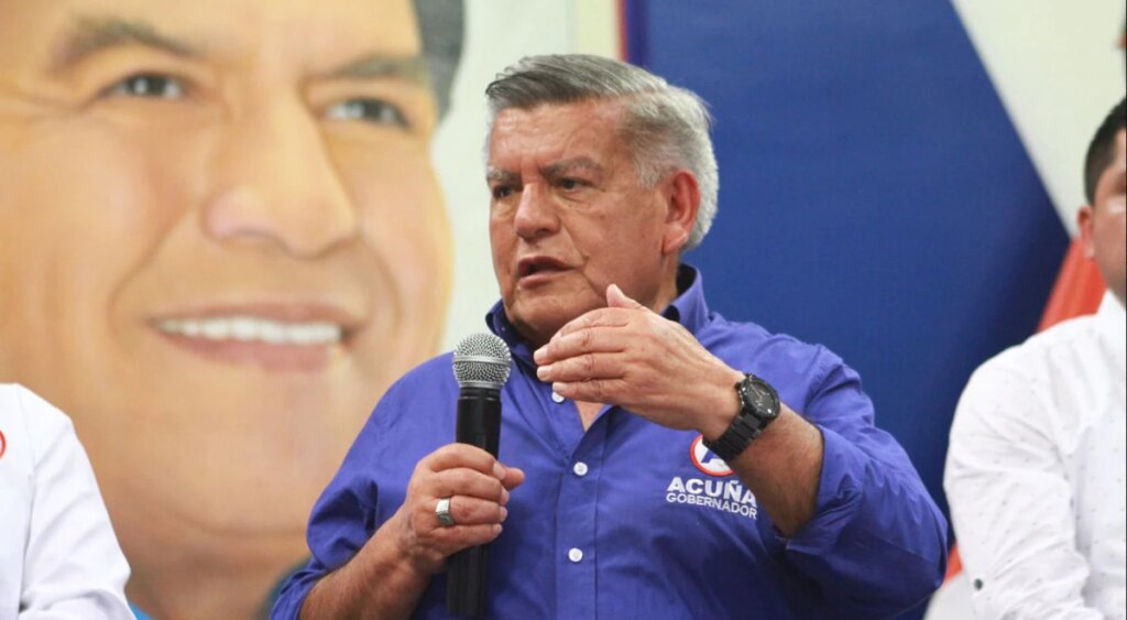 César Acuña will continue in the race for the regional government of La Libertad after audios with Lady Camones