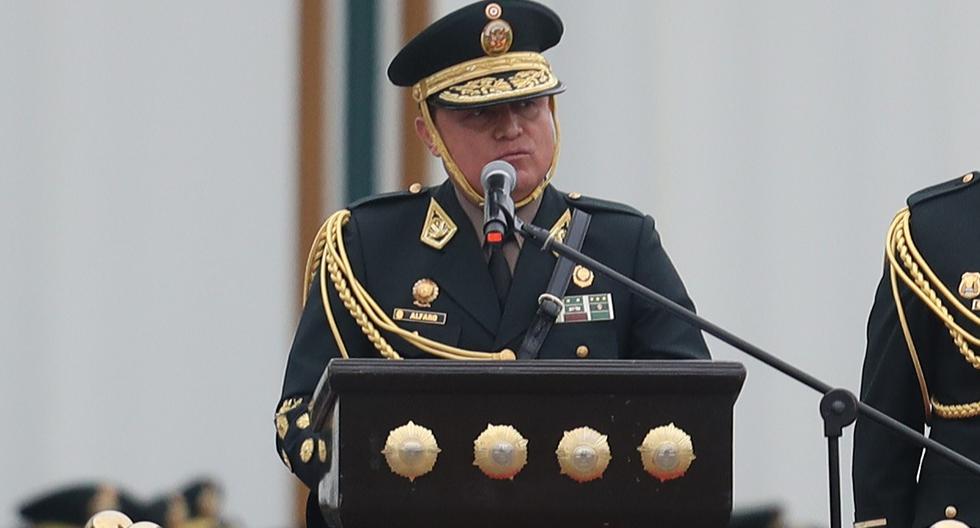Commander Raúl Alfaro: "We live in difficult situations, where the institution is attacked"