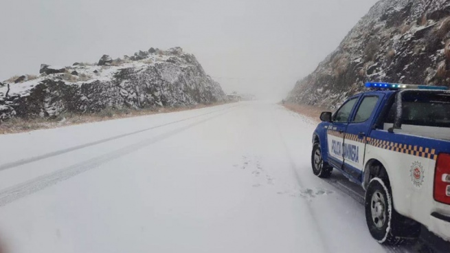 Córdoba: cuts and evacuations due to snow on the route of the Altas Cumbres