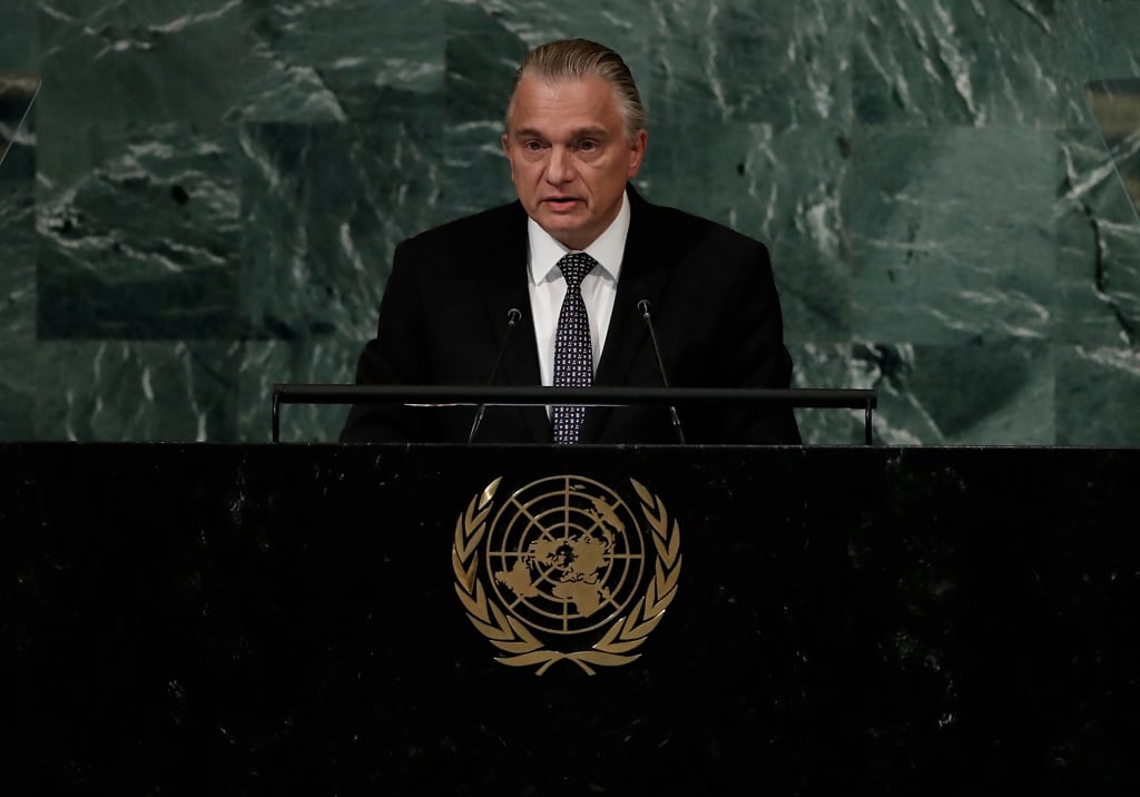 Costa Rican foreign minister denounces human rights violations at the UN.  H H.  In Nicaragua